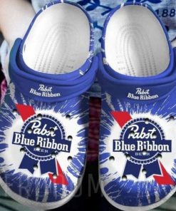 The Original Pabst Blue Ribbon Classic Crocs Shoes