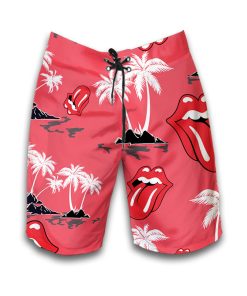 The Rolling Stones Hawaii Shirt And Shorts Flip Flops