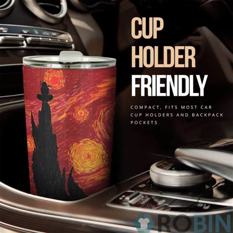 The Starry Night Tumbler Cup Custom Red