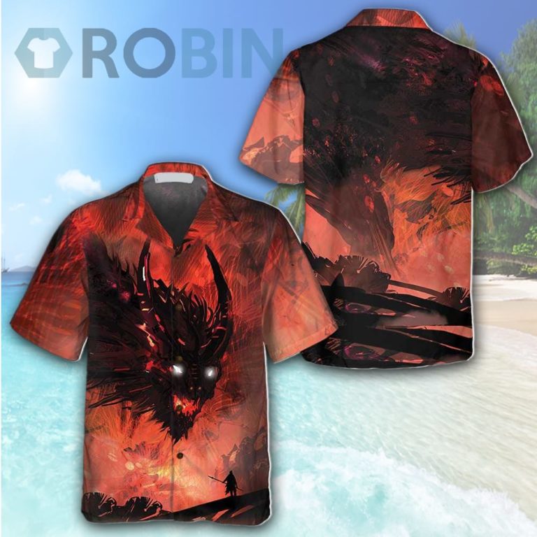 The War Dragon Hawaiian Shirt Cool Dragon Shirt