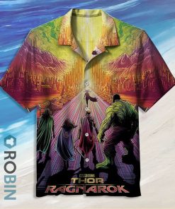 Thor Ragnarok Painting Hawaiian Shirt