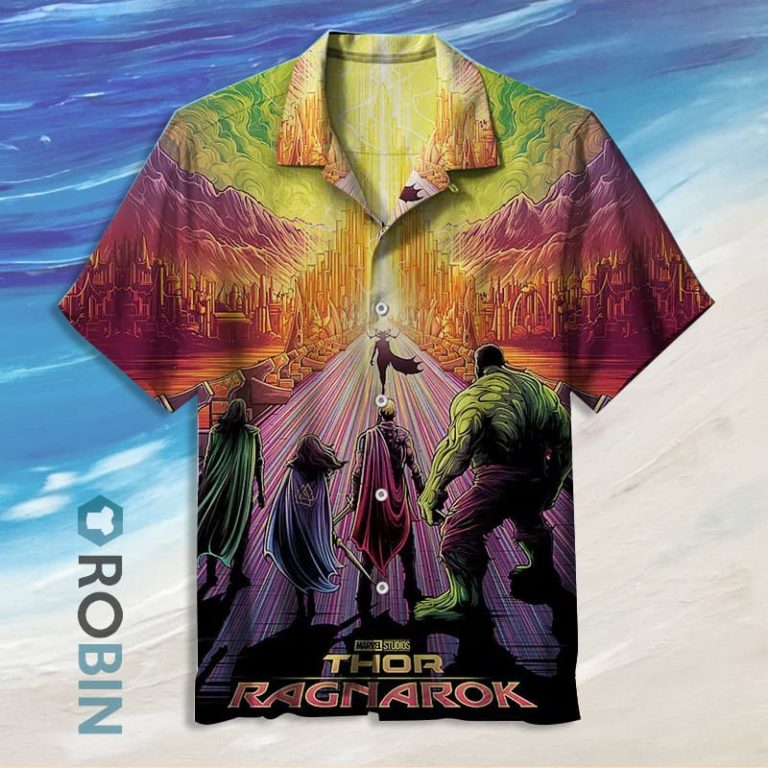 Thor Ragnarok Painting Hawaiian Shirt