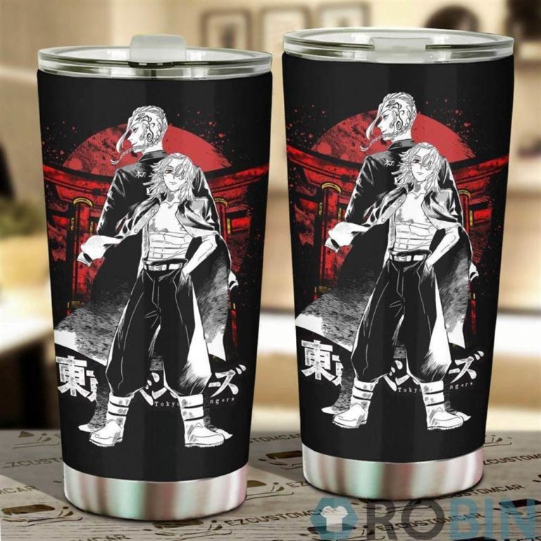Tokyo Revenger Tumbler Cup Custom Draken and Mickey Anime