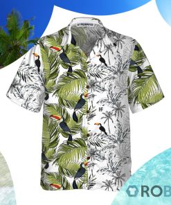 Toucan & Palm Branches Hawaiian Shirt