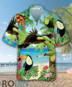Toucan Tropical Beach Hawaiian Shirt