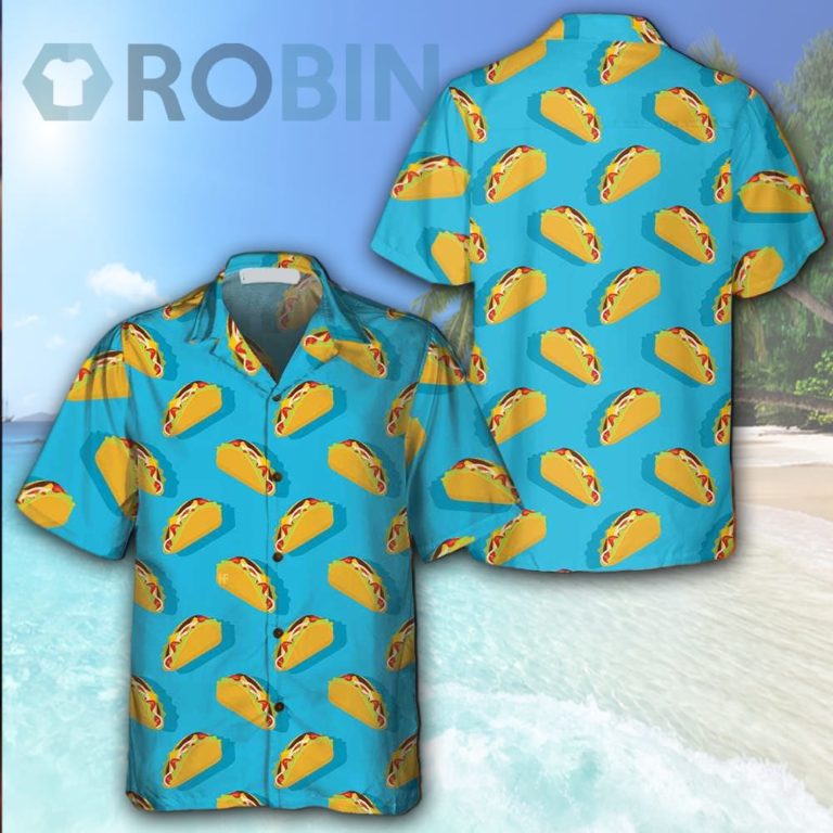 Traditional Mexican Food Taco Hawaiian Shirt