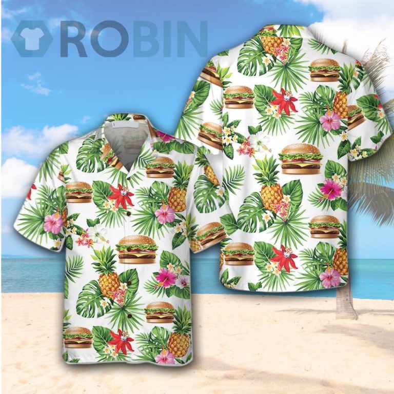 Tropical Burger Aloha Hawaiian Shirt