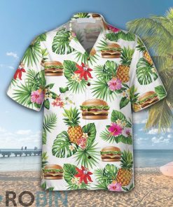 Tropical Burger Aloha Hawaiian Shirt Tropical Burger Aloha Hawaiian Shirt