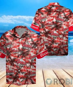 Tropical Coors Light Button Shirt And Shorts Set Tropical Coors Light Button Shirt And Shorts Set