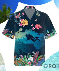 Tropical Scuba Diving Hawaiian Shirt