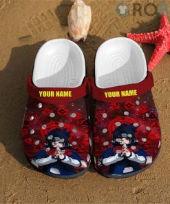 Uchiha Sasuke Anime Personalized Texture Crocs Crocband Clog