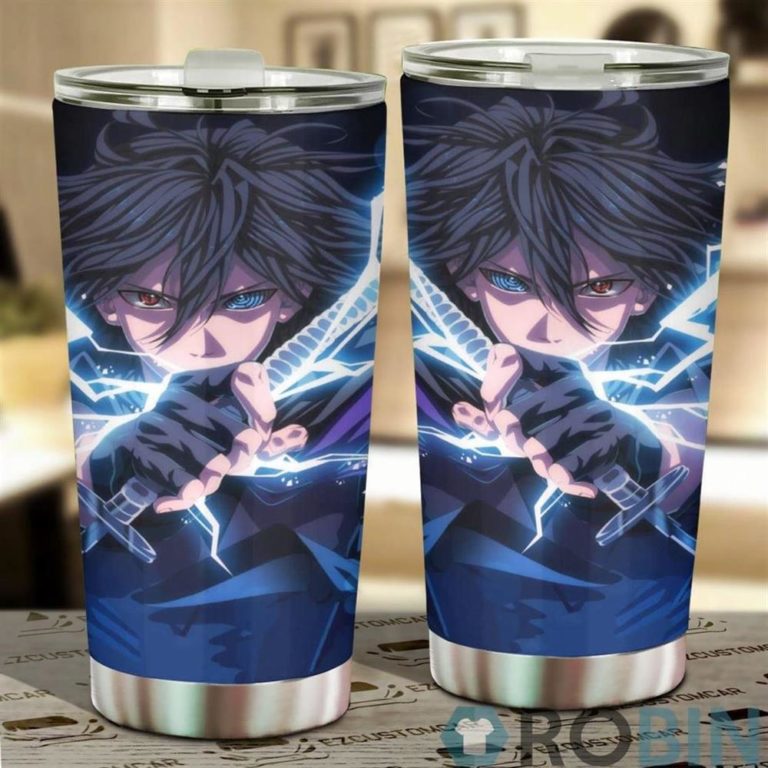 Uchiha Sasuke Car Tumblers Cup Custom Naruto Anime