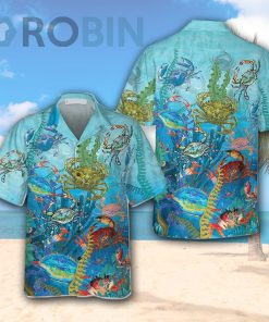 Underwater World Crab Hawaiian Shirt Underwater World Crab Hawaiian Shirt