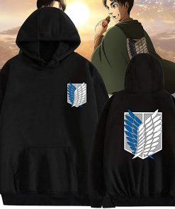 Unisex Attack on Titan Hoodie Shirt – Ackerman Levi