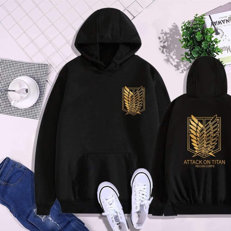 Unisex Attack on Titan Hoodie Shirt – Ackerman Levi RB2045