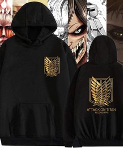 Unisex Attack on Titan Hoodie Shirt – Ackerman Levi RB2045