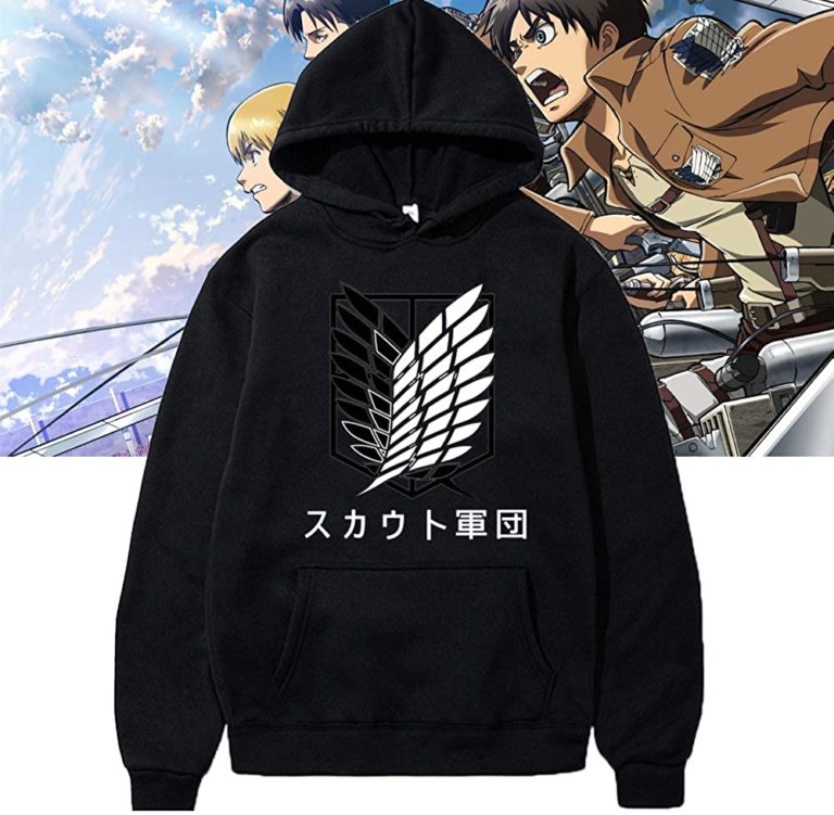 Unisex Attack on Titan Hoodie Shirt – Ackerman Levi RB3008