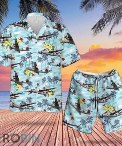 US Army Hawaiian Shirt and Shorts