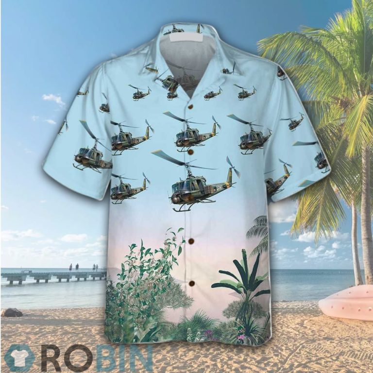 Us Army Helicopter Hawaiian Shirt