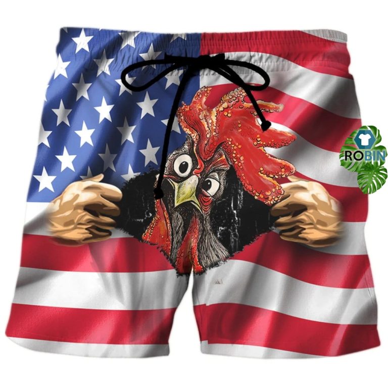 Us Flag Swim Trunks