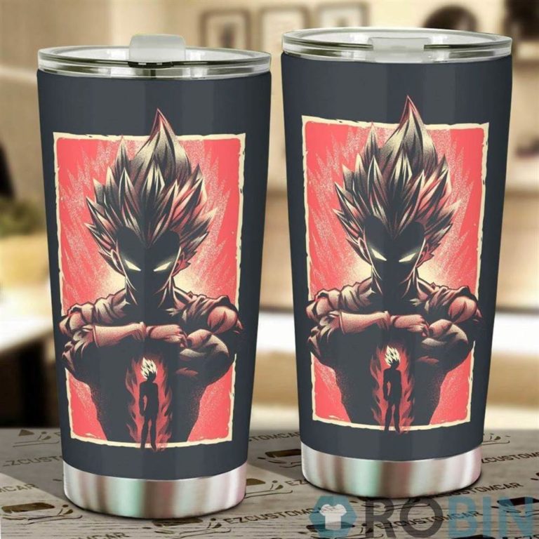 Vegeta Tumbler Cup Custom Dragon Ball Anime