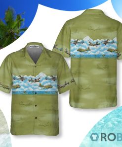 Vintage Aircraft Camo Pattern Hawaiian Shirt Vintage Aircraft Camo Pattern Hawaiian Shirt