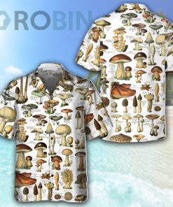 Vintage Fungi Hawaiian Shirt Types Of Mushroom Shirt Vintage Fungi Hawaiian Shirt Types Of Mushroom Shirt