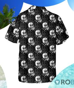 Vintage Style Skull Shell Hermit Crab Seamless Pattern Hawaiian Shirt Vintage Style Skull Shell Hermit Crab Seamless Pattern Hawaiian Shirt