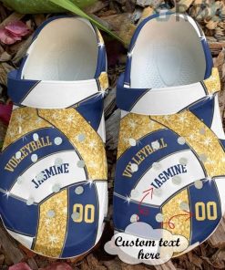 Volleyball Personalized Crocs Crocband Clog