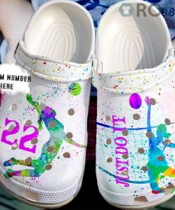 Volleyball Personalized Just Do It Crocs Crocband Clog