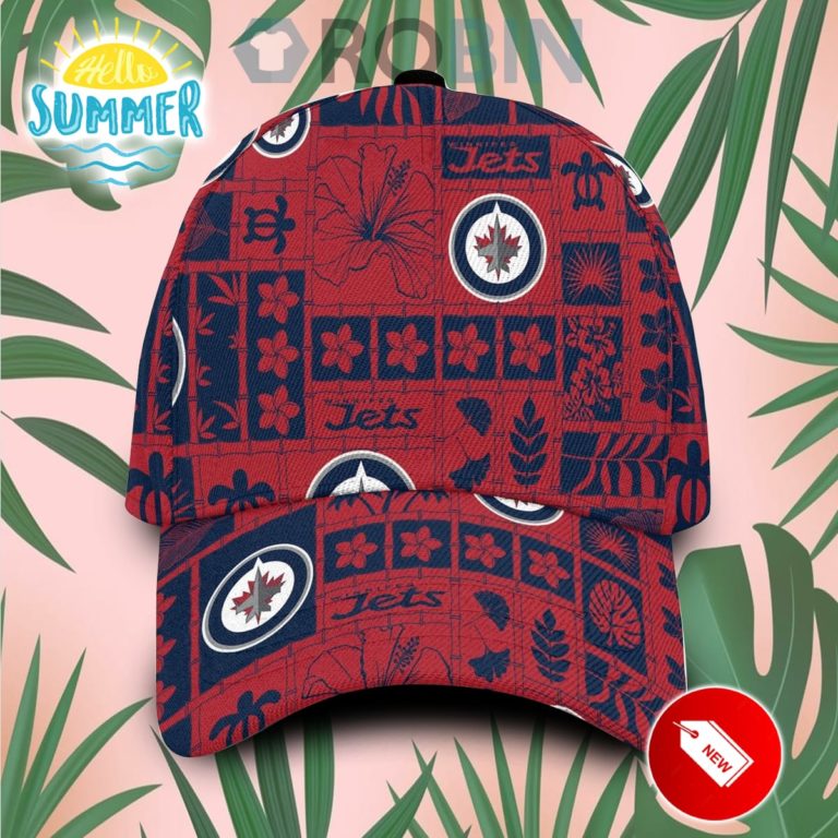 Winnipeg Jets Hawaiian Classic Baseball Cap Hat