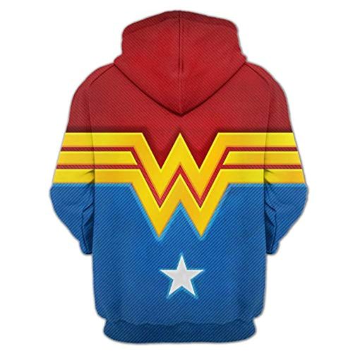 Wonder woman hoodie plus size Clearance