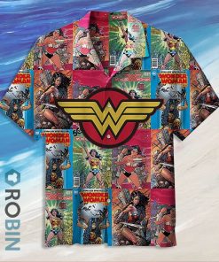 Wonder Woman Vintage Hawaiian Shirt