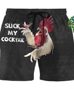 Would You Like To Suck My Cocktail Custom Beach Shorts