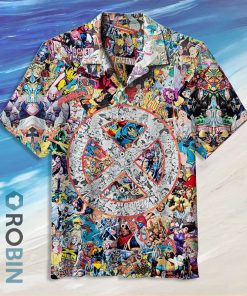 X-Men Superheros Logo Hawaiian Shirt