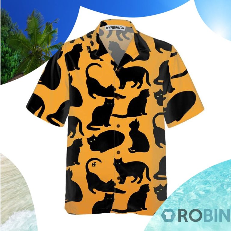 Yoga Cat Hawaiian Shirt