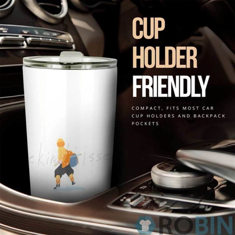 Zenitsu Agatsuma Tumbler Cup Custom Demon Slayer Anime