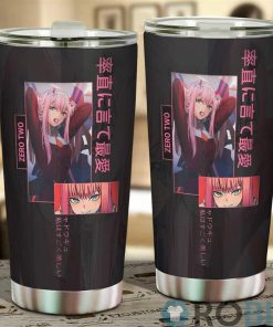 Zero Two Custom Darling In The Franxx Anime Car Tumblers Cup