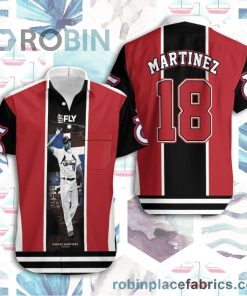 18 Carlos Martinez Of The St Louis Cardinals Hawaiian Summer Shirts