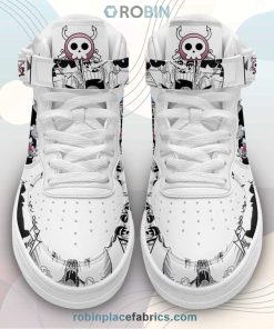 2 Bon Clay Sneakers Air Mid Custom One Piece Anime Shoes 2 Bon Clay Sneakers Air Mid Custom One Piece Anime Shoes