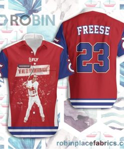 23 St Louis Cardinals Third Baseman David Freese Summer Beach Hawaiian Shirt