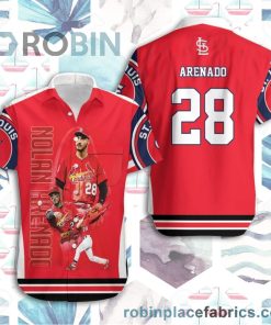 28 Arenado St Louis Cardinals Hawaiian Shirt 28 Arenado St Louis Cardinals Hawaiian Shirt