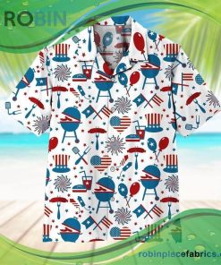 3D 4th Of July Hawaiian Shirt