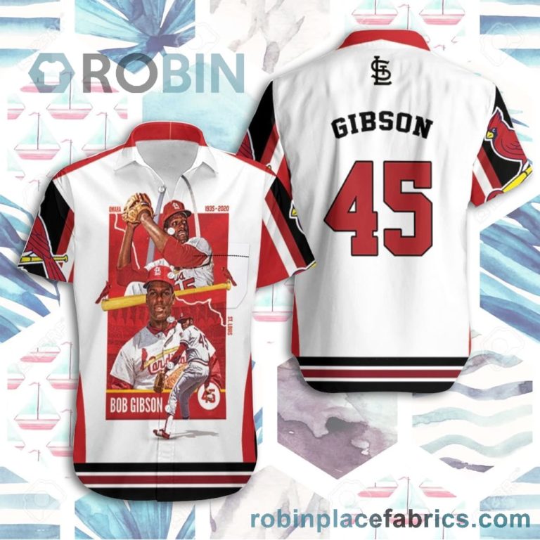 45 Gibson St Louis Cardinals Summer Beach Hawaiian Shirt