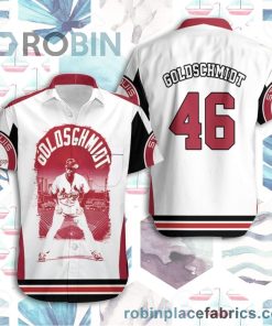 46 Goldschmidt St Louis Cardinals Casual Button Down Hawaiian Shirts 46 Goldschmidt St Louis Cardinals Casual Button Down Hawaiian Shirts