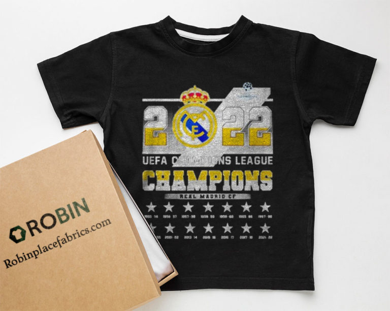 Real Madrid CF Champions 2022 T-Shirt, Hoodie