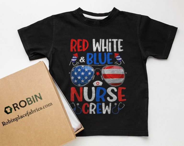 Red White Blue Nurse Crew Sunglasses 4th Of July T-shirt, Hoodie