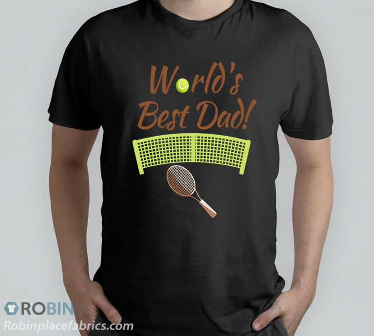 World’s Best Tennis Dad T-Shirt