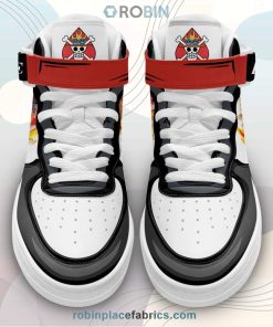 Ace Sneakers Air Mid One Piece Anime Shoes Ace Sneakers Air Mid One Piece Anime Shoes