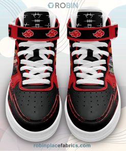Akatsuki Team Sneakers Air Mid Custom Anime Shoes Akatsuki Team Sneakers Air Mid Custom Anime Shoes
